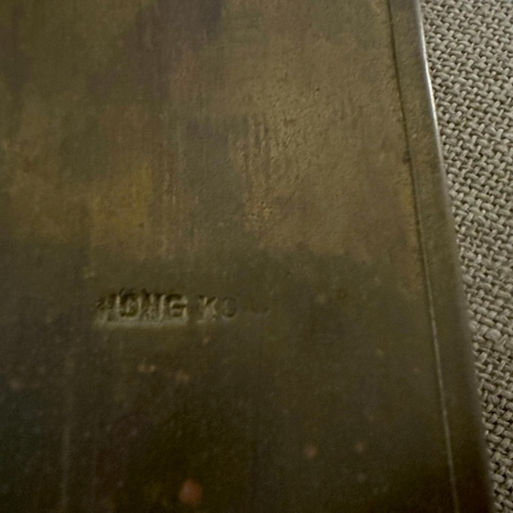 Vintage Brass Fireplace Match Long Matches Holder Wall Hanging Hearth Signed 83 - Picture 5 of 5